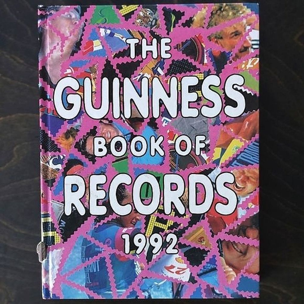Vtg 1992 Guiness Book of World Records